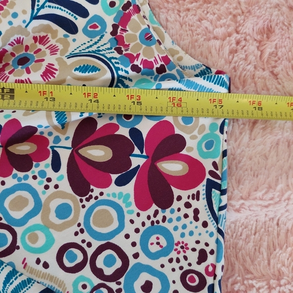 Helen Jon Multicolored Sleeveless Floral Dress Size Medium - Picture 4 of 7
